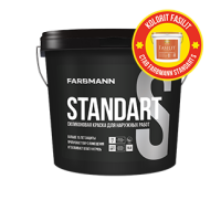 Farbmann Standart S - Силіконова фасадна фарба біла LА 4,5л