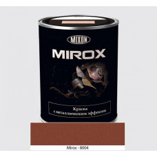 Фарба з металевим ефектом Mixon Mirox - мідно-коричнева RAL 8004 0,75л
