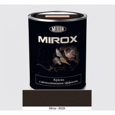 Фарба з металевим ефектом Mixon Mirox - коричнева RAL 8028 0,75л