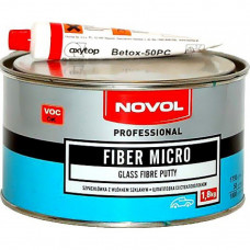 NOVOL - Шпаклівка з волокном скляним " FIBER MICRO"   1,8кг