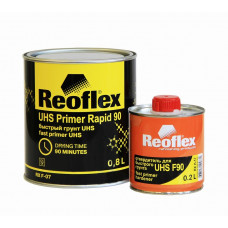 Reoflex - Швидкий грунт UHS 4+1 світло-сірий 0,8л + затверджувач 0,2л